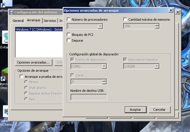 marcamos en numeros de procesadores y cantidad de memoria